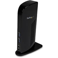 StarTech.com Dual Monitor USB 3.0 Docking Station with HDMI - DVI - 6 x USB Ports, Wired, USB 3.2 Gen 1 (3.1 Gen 1) Type-B, 3.5 mm, USB Type-A, 10,100,1000 Mbit/s, IEEE 802.3,IEEE 802.3ab,IEEE 802.3u