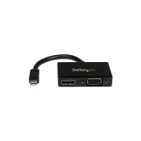 StarTech Travel A/V Adapter: 2-in-1 Mini DisplayPort to HDMI or VGA Converter MDP2HDVGA