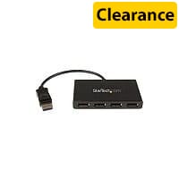 StarTech DisplayPort to DisplayPort Multi Monitor Splitter 4-Port MST Hub DP 1.2 to 4x DP MST Hub 3840
