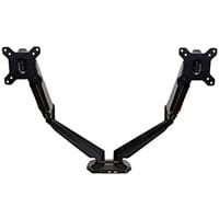 StarTech.com Desk-Mount Dual Monitor Arm - Full Motion - Articulating, Clamp, 8 kg, 30.5 cm (12 Inches), 76.2 cm (30 Inches), 100 x 100 mm, Black