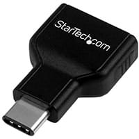 StarTech.com USB-C to USB-A Adapter - M/F - USB 3.0, USB C 3.0, USB A 3.0, Black