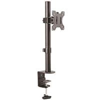 StarTech.com Single Monitor Desk Mount - Single Screen Heavy Duty Pole Mount for up to 34inch VESA Compatible Displays - Ergonomic Height Adjustable Monitor Arm Mount - Desk Clamp/Grommet, Clamp, 8 kg, 33 cm (13 Inches), 81.3 cm (32 Inches), 100 x 100 mm,