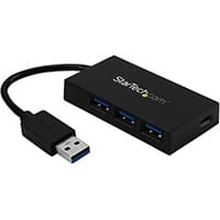 StarTech.com 4 Port USB 3.0 Hub - USB Type-A Hub with 1x USB-C & 3x USB-A Ports (SuperSpeed 5Gbps) - USB Bus Powered - USB 3.1 Gen 1 Adapter Hub - Portable/Laptop USB Hub, USB 3.2 Gen 1 (3.1 Gen 1) Type-A, USB 3.2 Gen 1 (3.1 Gen 1) Type-A, USB 3.2 Gen 1 (