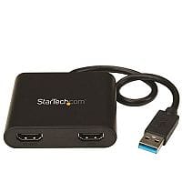 STARTECH USB TO DUAL HDMI ADAPTER HDMI USB ADAPTER USB 3.0 TO HDMI