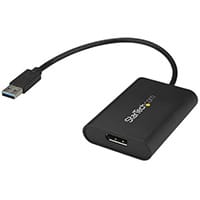 StarTech.com USB to DisplayPort Adapter - USB 3.0 - 4K 30Hz, 3.2 Gen 1 (3.1 Gen 1), USB Type-A, DisplayPort output, 3840 x 2160 pixels