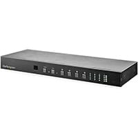 StarTech.com 4x4 HDMI Matrix Switch with Audio and Ethernet Control - 4K 60Hz, AV matrix switcher, 4096 x 2160 pixels, 18 Gbit/s, 4096 x 2160 3840 x 2160 1920 x 1200, Black, Metal