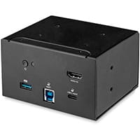 StarTech.com Laptop Docking Module for Conference Table Connectivity Box, Wired, USB 3.2 Gen 1 (3.1 Gen 1) Type-B, 3.5 mm, IEEE 802.3,IEEE 802.3ab,IEEE 802.3u, Black, 5 Gbit/s