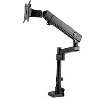 StarTech.com Desk Mount Monitor Arm with 2x USB 3.0 ports - Pole Mount Full Motion Single Arm Monitor Mount for up to 34 Inches VESA Display - Ergonomic Articulating Arm - Desk Clamp/Grommet, Clamp, 8 kg, 43.2 cm (17 Inches), 86.4 cm (34 Inches), 100 x 10