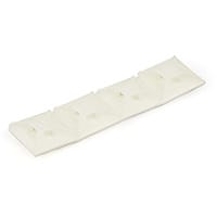StarTech.com 100 Pack Cable Tie Mounts with Adhesive Tape for 0.13 in. (3.2 mm) Wide Ties - Nylon/Plastic Zip Tie Mounts - Electrical/Network Cable Wrap Mounts / 94V-2 Fire & UL Rated TAA, White, Nylon, 100 pc(s), CBMZT4N, CBMZT4NK, CBMZT4B, CBMZT4BK, RoH