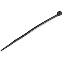 StarTech.com 1000 Pack 4 Inches Cable Ties - Black Small Nylon/Plastic Zip Tie - Adjustable Electrical/Network Cable Wraps/-40 to +85C Temp/94V-2 Fire & UL Rated TAA, Releasable cable tie, Nylon, Plastic, Black, 2.2 cm, V2, 3 mm