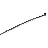 StarTech.com 100 Pack 8 Inches Cable Ties - Black Large Nylon/Plastic Zip Tie - Adjustable Electrical/Network Cable Wraps/-40 to +85C Temp/94V-2 Fire & UL Rated TAA, Releasable cable tie, Nylon, Plastic, Black, 4 cm, V2, -40 - 85 C