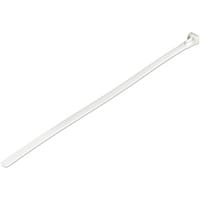 StarTech.com 100 Pack 10 Inches Reusable Cable Ties - White Releasable Nylon/Plastic Zip Tie - Resealable Adjustable Electrical/Network Cable Wraps/-40 to +85C Temp/94V-2 Fire & UL Rated TAA, Releasable cable tie, Nylon, Plastic, White, 6.5 cm, V2, -40 -