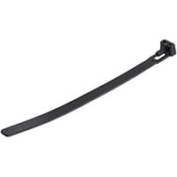 StarTech.com 100 Pack 6 Inches Reusable Cable Ties - Black Medium Releasable Nylon/Plastic Zip Tie - Resealable Adjustable Electrical/Network Cable Wraps/-40 to +85C Temp/94V-2 Fire & UL Rated TAA, Releasable cable tie, Nylon, Plastic, Black, 3.5 cm, V2,