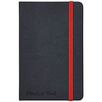 Black n' Red A6 Soft Cover Notebook Black