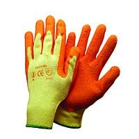 Shield Rubber Coat/Knit Gloves Orange Size 9 M/L-Men or XXL-Women GI/RC2