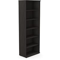 Tall Bookcase with Adjustable Shelves and Floor-leveller Feet W800xD420xH2210mm 18mm Panel Harbour Oak - Universal Storage Can Be Used Alone Or Accompany The Switch Komo or Ashford Ranges