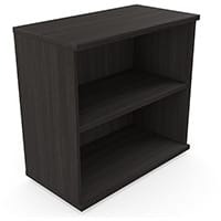 Low Bookcase With Adjustable Shelves & Floor-leveller Feet W800xD420xH770mm 18mm Panel Harbour Oak - Universal Storage Can Be Used Alone Or Accompany The Switch Komo or Ashford Ranges