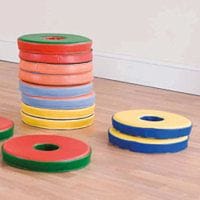 12 Bi-Colour Donut Cushions