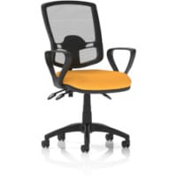 Eclipse Plus III Deluxe Medium Mesh Back Task Operator Office Chair with Loop Arms in SENNA YELLOW