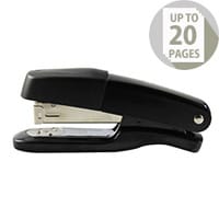 Q-Connect Stapler Metal Half Strip Black