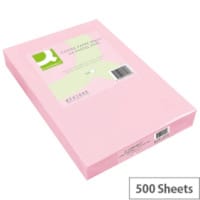 Q-Connect Pink A4 Copier Paper 80gsm – Pack of 500 Sheets