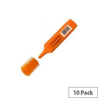 Q-Connect Highlighter Pens Orange 10 Pack
