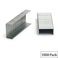 Q-Connect Staples, 24/6 (Pack of 1000, Ref KF01278) - High-Quality Staples for Secure Paper Binding