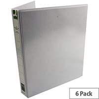 Q-Connect Presentation 4D-Ring Binder 25mm A4 White Pack 6