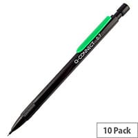 Q-Connect Mechanical Pencil Black Pack of 10