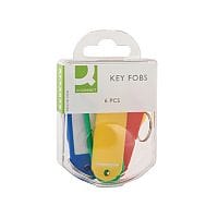 Q-Connect Key Fobs 6 Assorted (10 Pack) KF02036Q