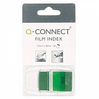 Q-Connect Page Marker 1 inch Pack of 50 Green KF03635