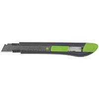Q-Connect Heavy Duty Box Cutter 18mm - Slit for snapping off blunt blades - Replacement blades are easy to insert