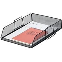 Q-Connect Stackable Letter Tray Black KF17293