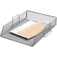 Q-Connect Stackable Letter Tray Silver KF17301