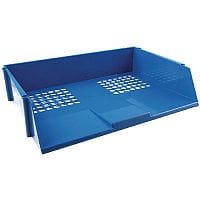 Q-Connect Wide Entry Letter Tray Blue