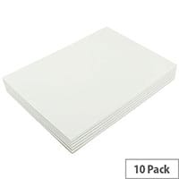 Q-Connect Memo Pad A4 80 Leaf Plain Pack of 10