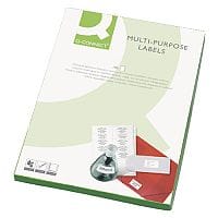 Q-Connect White Multipurpose 6 Per Sheet Labels 99.1 x 93.1mm Pack of 600