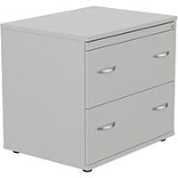 2 Drawer Side Filer Cabinet Grey - Universal Storage Can Be Used Alone Or Accompany The Switch, Komo or Ashford Ranges