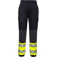 Portwest KX341 KX3 Hi-Vis Flexi Trousers Black & Yellow XL