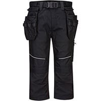 Portwest KX344 KX3 Shorts 3/4 Length Black Size 32