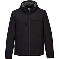 Portwest KX362 KX3 Hooded Softshell Jacket (3L) Black Medium