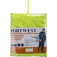 Portwest L440 PVC Coated Rain Suit Yellow 3XL
