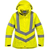 Portwest LW70 Women's Hi-Vis Breathable Jacket Yellow Medium