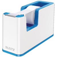 Leitz WOW Tape Dispenser White/Blue 53641036