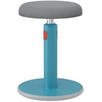 Leitz Ergo Cosy Active Sit/Stand Stool - 370x370x690mm, Calm Blue 65180061