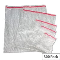 Jiffy Branded Bubble Wrap Protective Self Seal Film Bag 230 x 285mm (Pack 300) BBAG38104