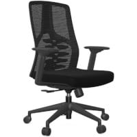 X.44 Mesh Ergonomic Office Chair with Adjustable Lumbar Support - Black