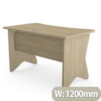 Home Office Medici Desk W1200xD700mm 25mm Desktop & Legs Urban Oak