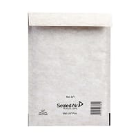 Sealed Air + Bubble Lined Postal Bag Size D1 180x260mm Oyster White (Pack of 100)