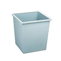 Avery 27 Litre Steel Bin Square Grey 631 Single Pack